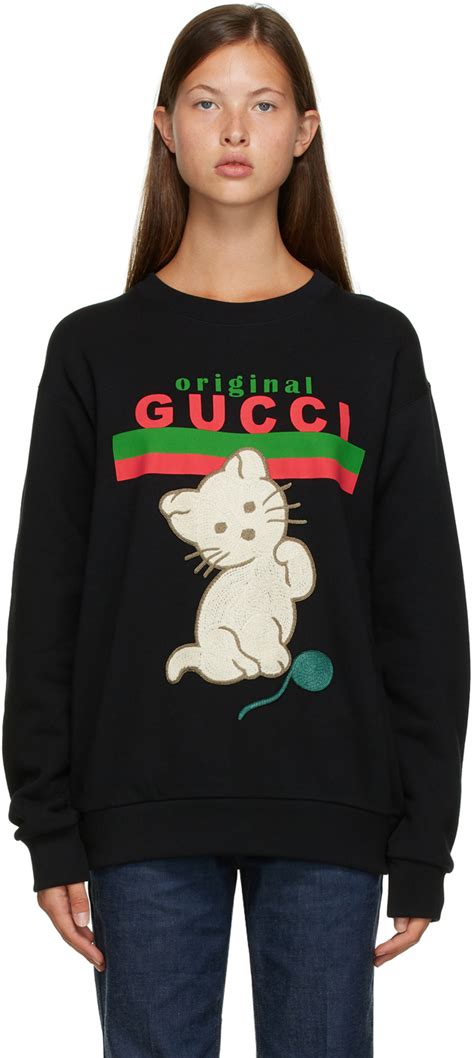 original gucci cat sweater|gucci piglet sweater.